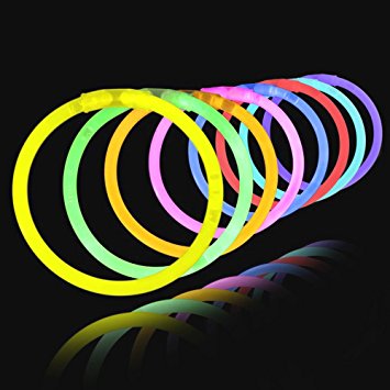 Glow stick bracelets