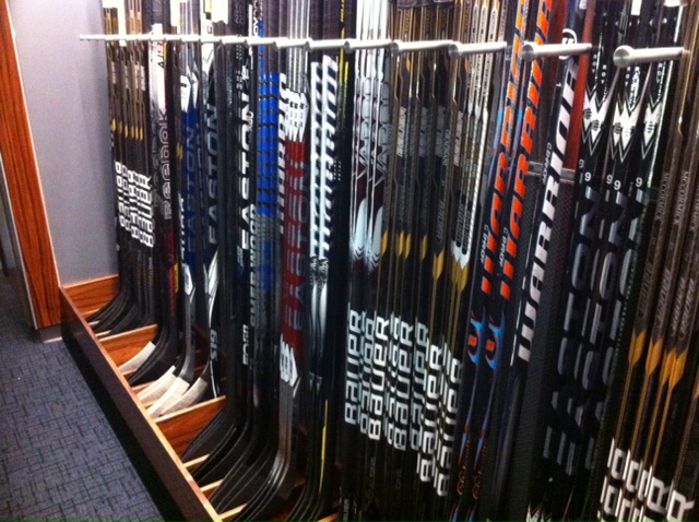 What goes into making a hockey stick?