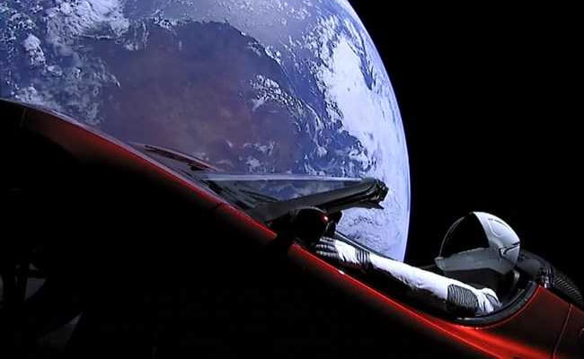 Tesla Roadster in Space???
