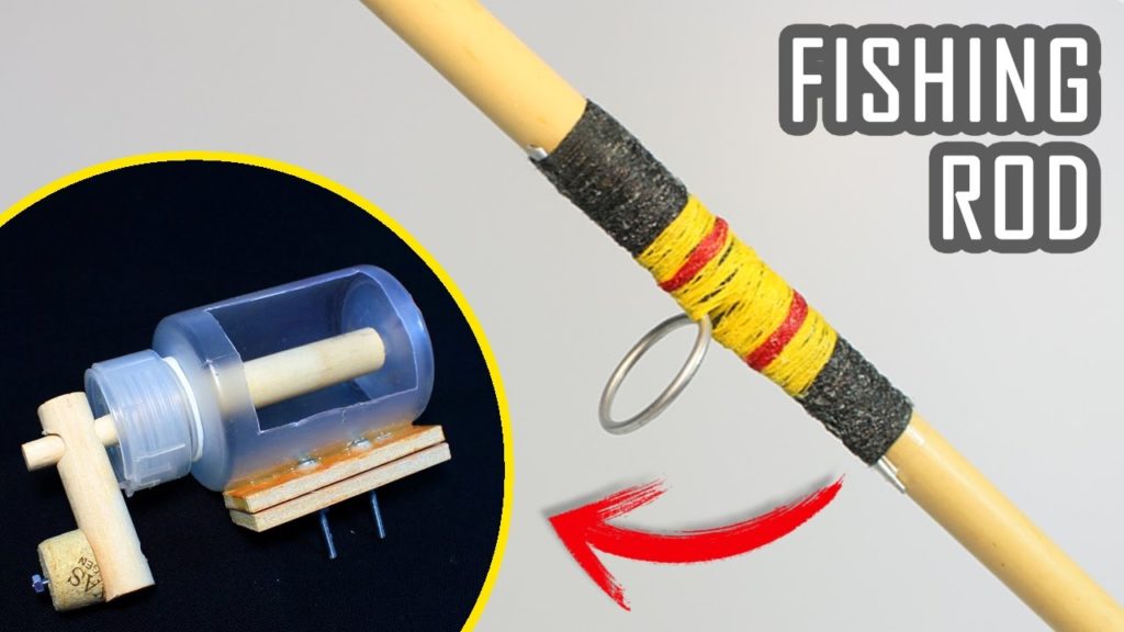 How to make a fishing rod and a reel?