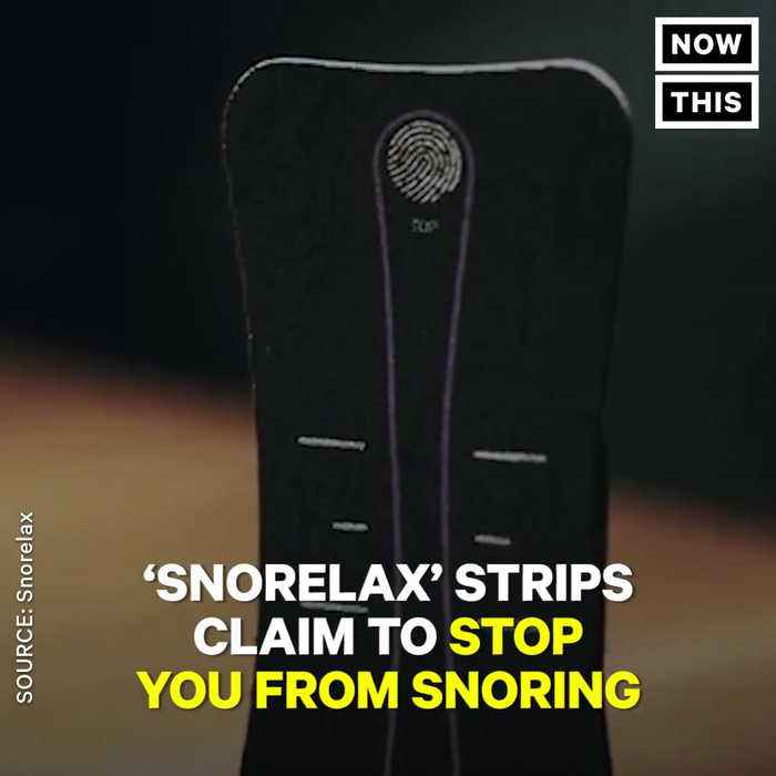 sticker snoring solution