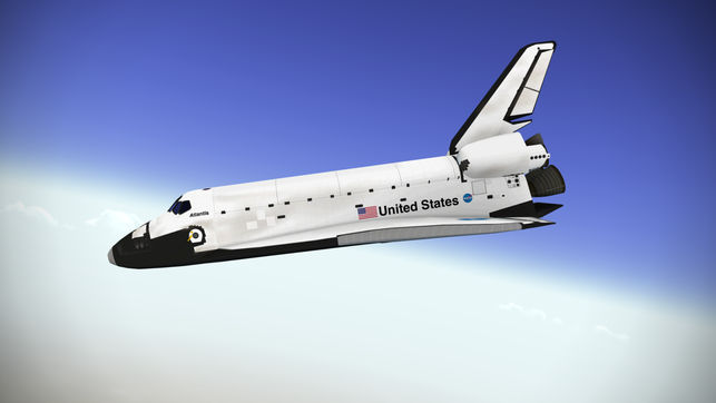 This is a drawing of a basic NASA space shuttle. The toy in designed after its model.