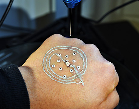 Researchers 3D Print on Skin for Breakthrough Applications