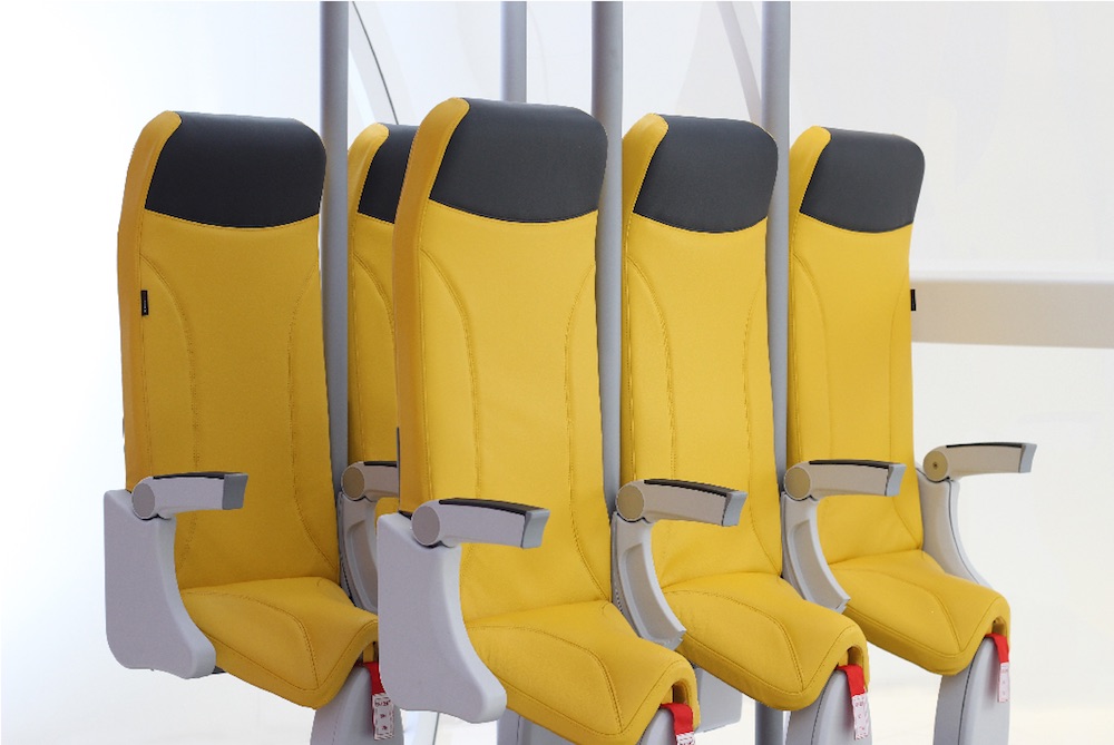 Airplanes standing seat.