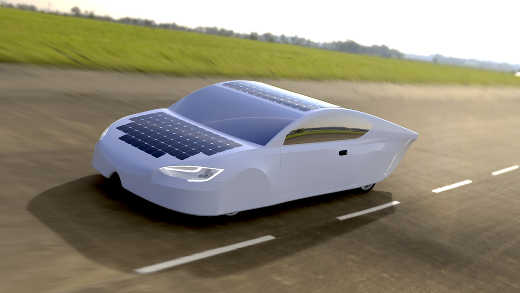 New+Solar+Powered+Car