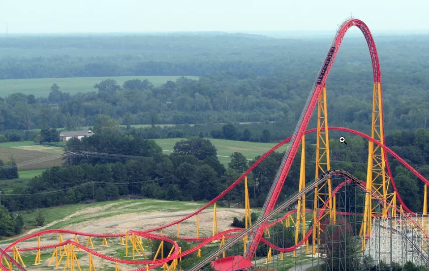 Picture Of Roller Coaster. Source:  https://www.tripsavvy.com/intimidator-305-roller-coaster-review-3225693