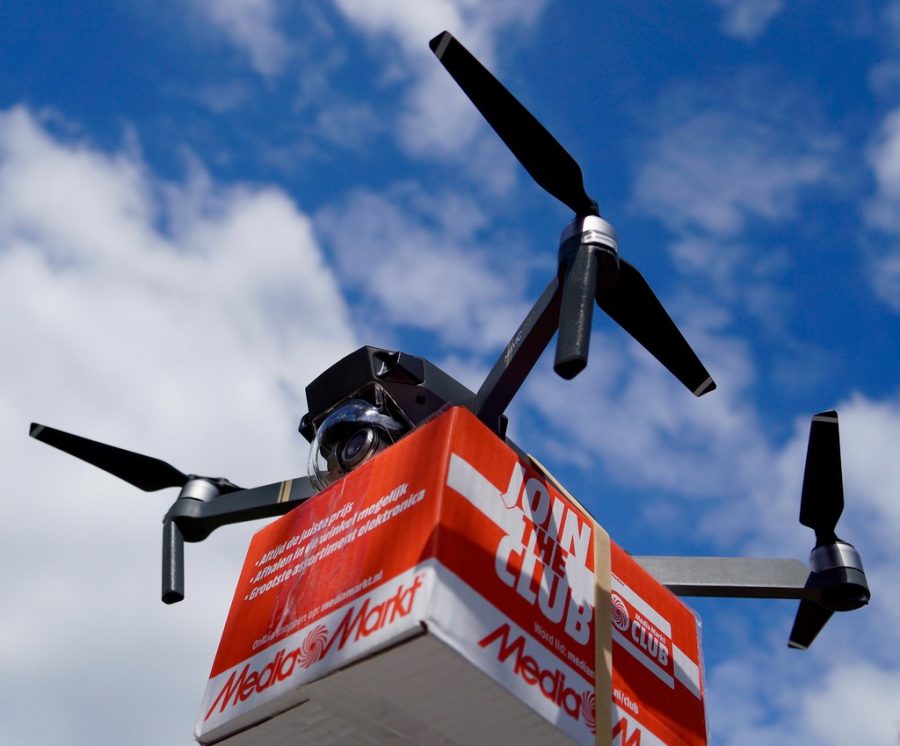 Drone Delivery by www.routexl.com is licensed under CC BY 2.0 