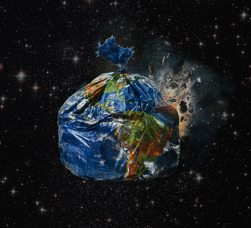 Trashed Earth by gideon_wright is licensed under CC BY 2.0