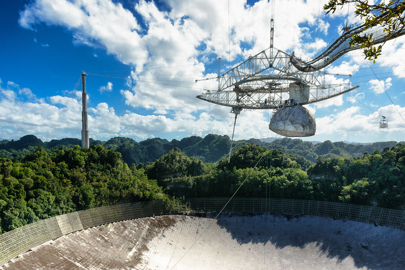 Arecibo Observatory by sharkhats is licensed under CC BY-NC 2.0