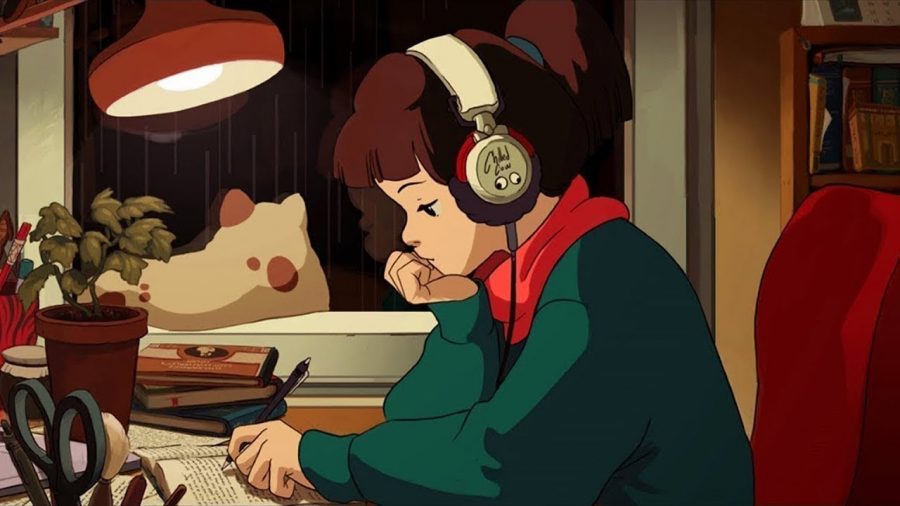 Thumbnail of lofi hip hop radio - beats to study to on YouTube.