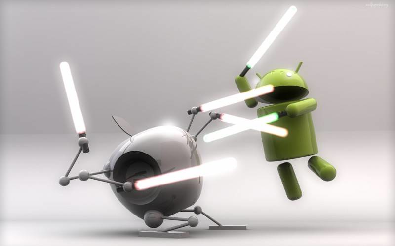 Apple+IOS+VS+Android