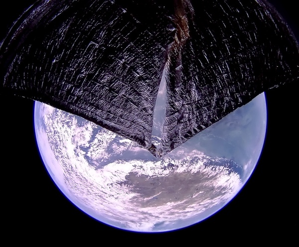 Earth from TPS LightSail 2 by Kevin M. Gill is licensed under CC BY 2.0