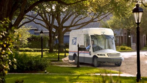 This is a picture of the design of these new postal trucks. Source: ABC News