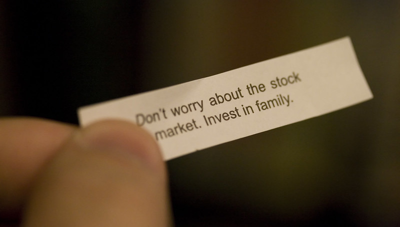 Stock Market Fortune Cookie by bransorem is licensed under