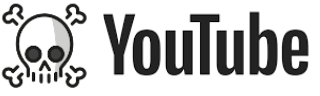 YouTube Logo With A Skull And Crossbones Replacing the Logo