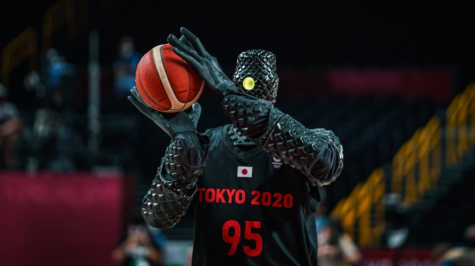 Engineered robot that play basketball