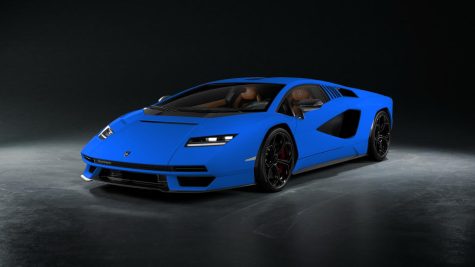 Blue Lamborghini countach 
by LamboCars.com
