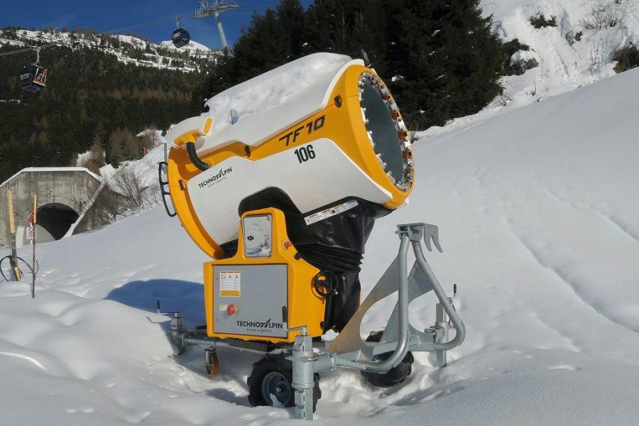 Andermatt - Snow Cannon by Kecko is marked with CC BY 2.0.