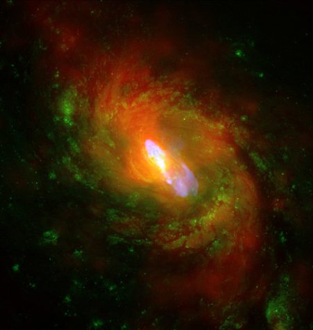 Black Holes May Shape Galaxies (NASA, Chandra, Hubble, 03/03/10) by NASAs Marshall Space Flight Center is marked with CC BY-NC 2.0.