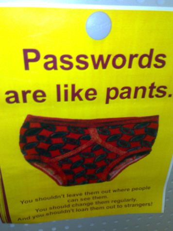 Passwords are like Pants... by Richard Parmiter is licensed under CC BY-NC-ND 2.0. To view a copy of this license, visit https://creativecommons.org/licenses/by-nd-nc/2.0/jp/?ref=openverse.
