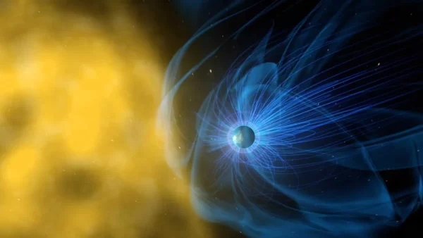 Rendering of the Magnetosphere.