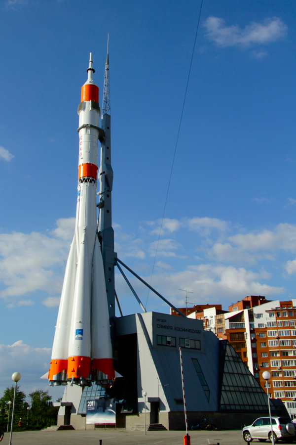 R-7 Rocket at the Samara Space Museum. (CC BY-SA 2.0)