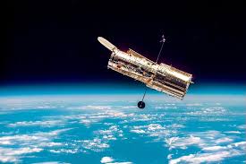 Hubble Space Telescope in Earth orbit