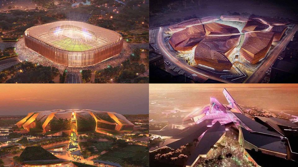 The Plan Of 2034 World Cup Stadiums In Saudi Arabia