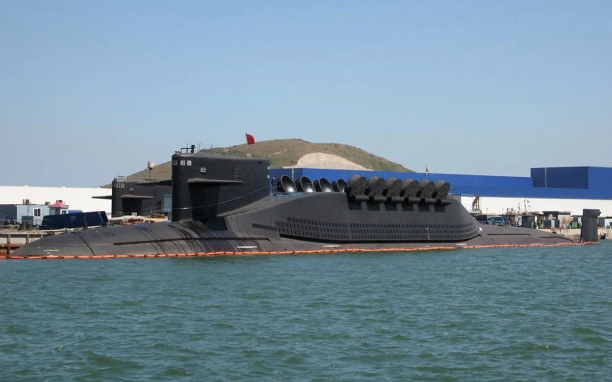 An image of a previous model of the Type 094 submarine.