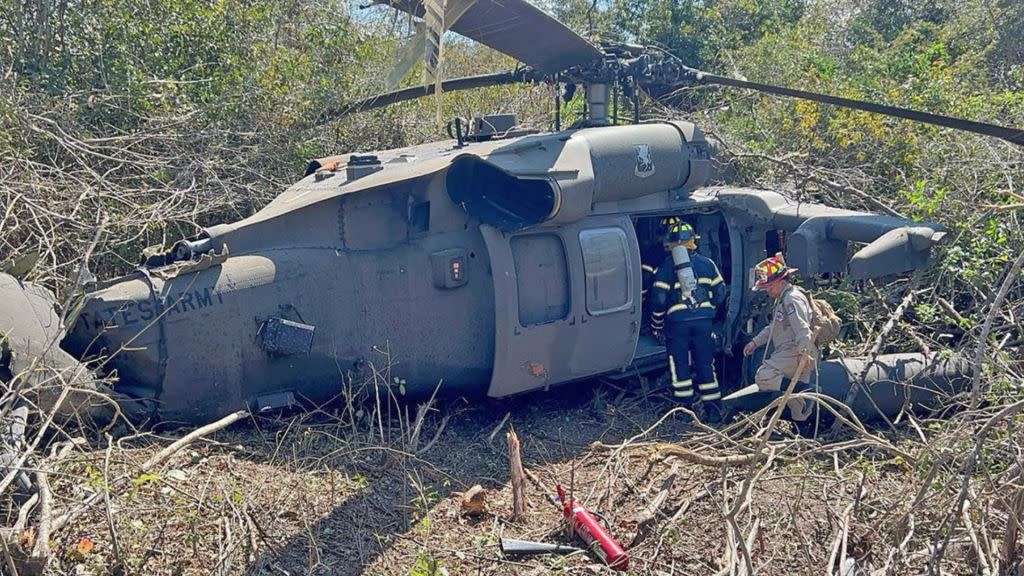 Black Hawk crash in Honduras