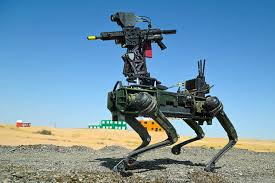 Robot Dog Joins Korea War