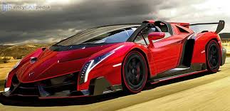 The Lamborghini Veneno Roadster