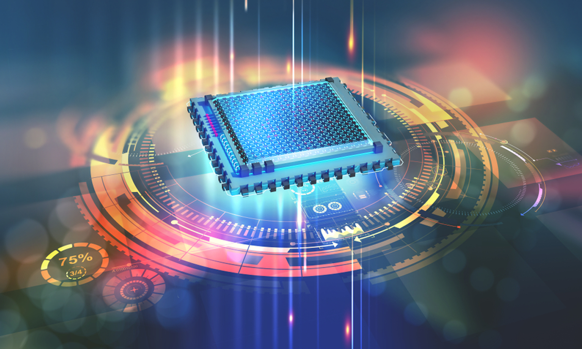 This is a demonstration of quantum computing.